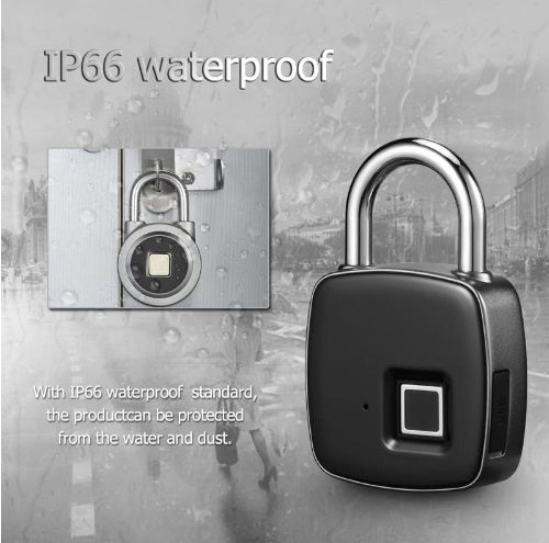 Smart Fingerprint Padlock – Keyless & Anti-Theft Security