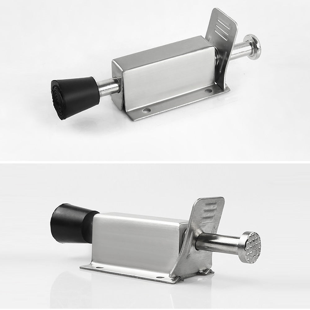 Reinforced Stainless Steel Foot Door Stopper – Hands-Free Door Control