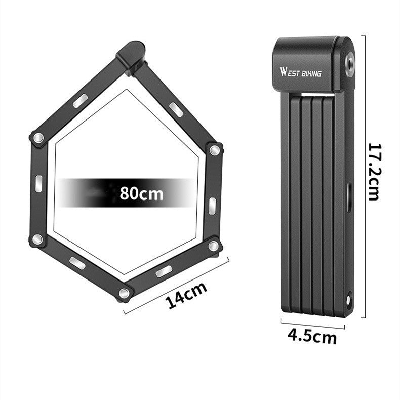 Bicycle Folding Security Lock – Compact & Durable Protection