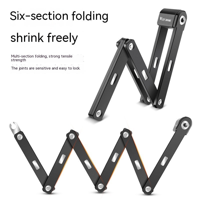 Bicycle Folding Security Lock – Compact & Durable Protection