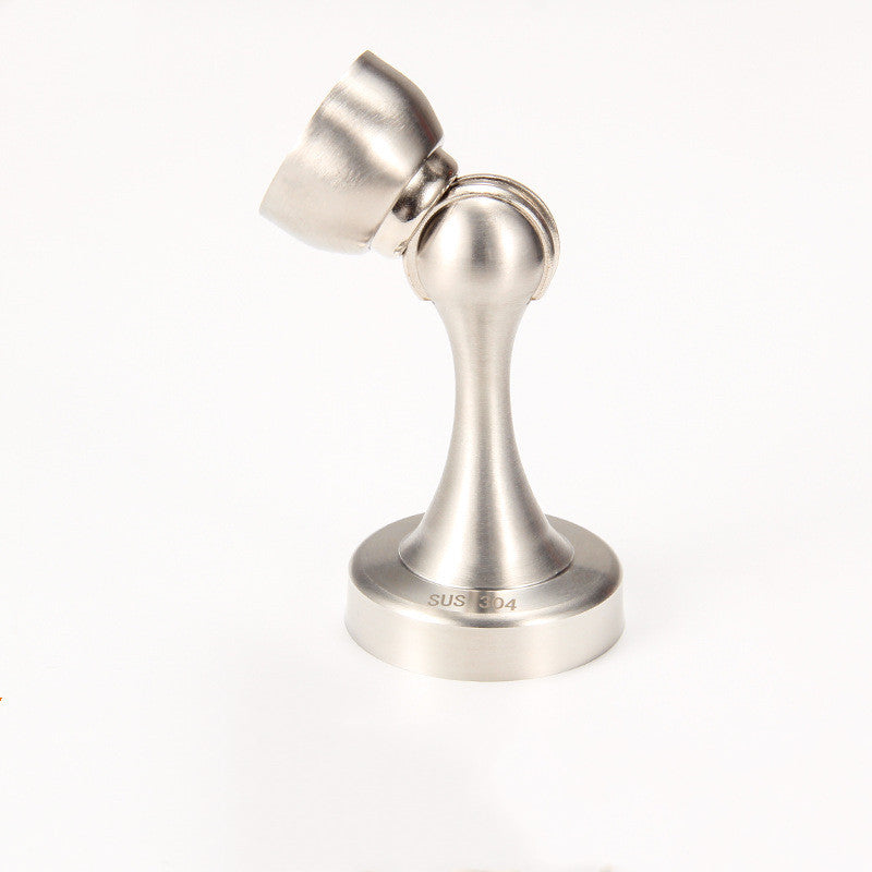 Punch-Free 304 Stainless Steel Door Stop – Durable & Anti-Collision