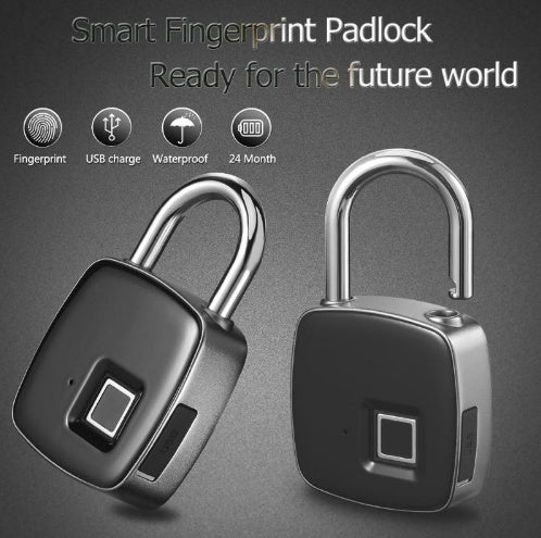 Smart Fingerprint Padlock – Keyless & Anti-Theft Security