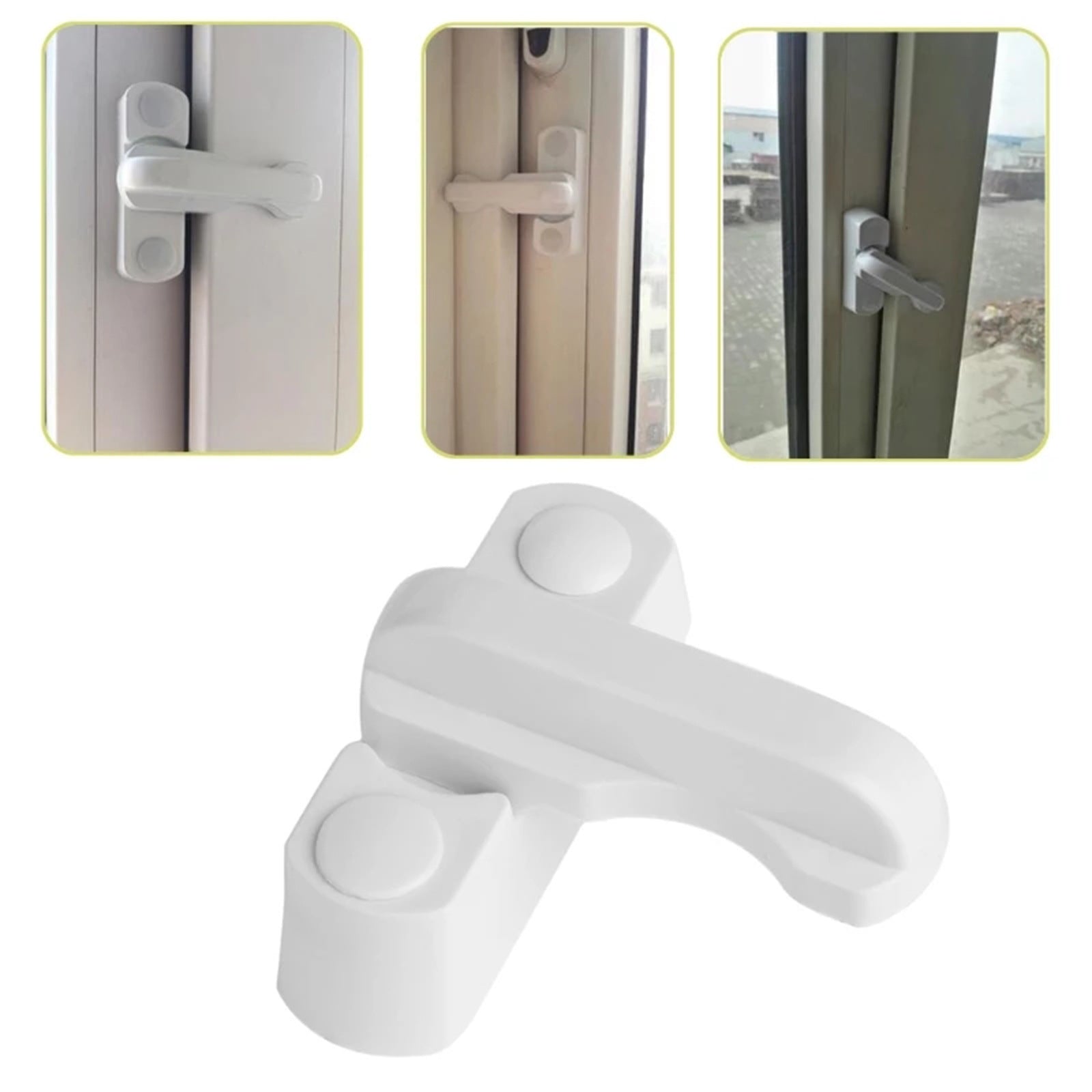 T-Lock Plastic-Steel Window & Door Lock – Secure Side-Hung Protection