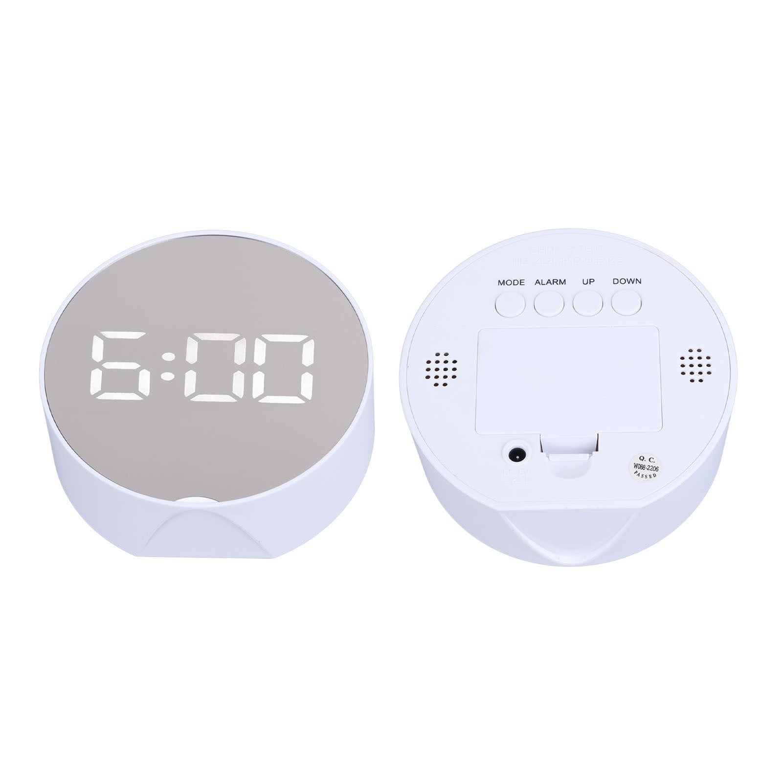 Digital Mirror Alarm Clock – Stylish & Easy-to-Read LED Display