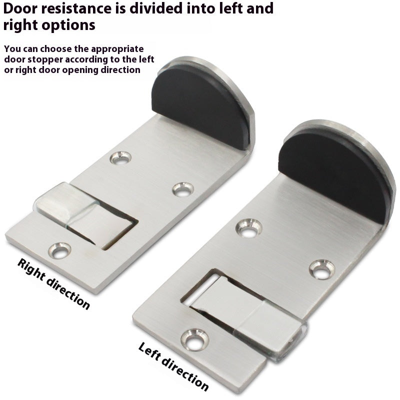 Stainless Steel Door Stop – Secure & Durable for Fast Food Restaurants