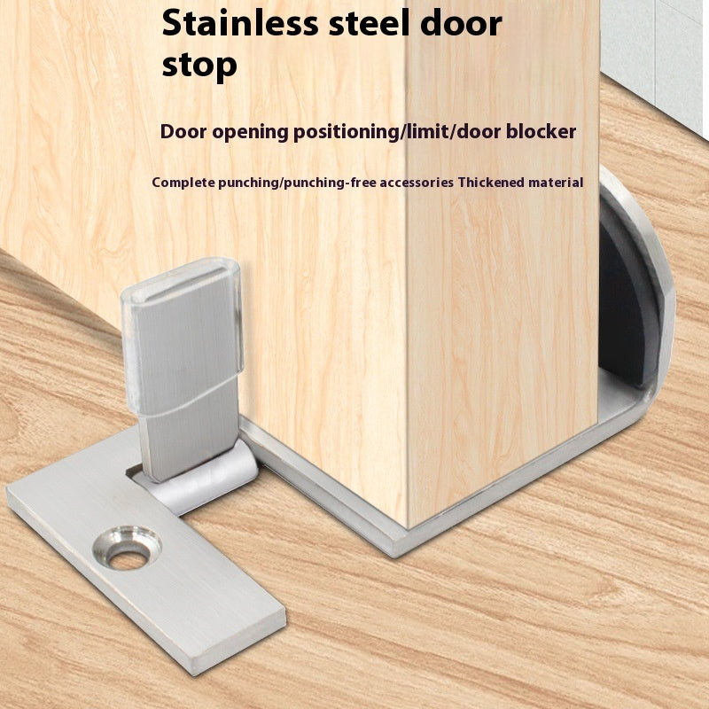 Stainless Steel Door Stop – Secure & Durable for Fast Food Restaurants
